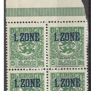 4-blok Slesvig 1. Zone 5 øre