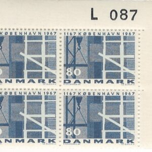 4-blok 80 øre dk-0457 L087