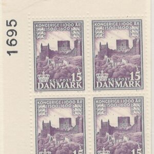 4-blok 15 øre dk-0352 1695