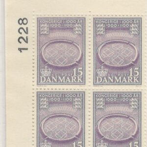 4-blok 15 øre dk-0347 1228