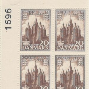 4-blok 20 øre dk-0348 1696