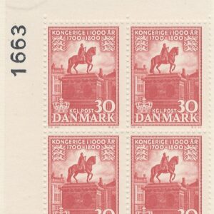 4-blok 30 øre dk-0354 1663