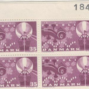 4-blok 35 øre dk-0410 1849