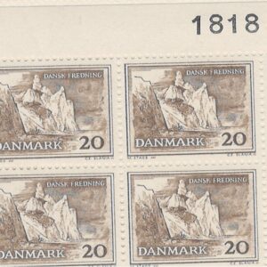 4-blok 20 øre dk-0411 1818