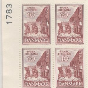 4-blok 10 øre dk-0407 1783