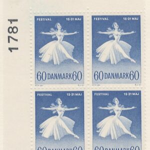 4-blok 60 øre dk-0406 1781
