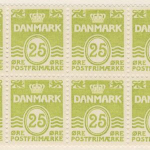 10-blok 25 øre dk-0430