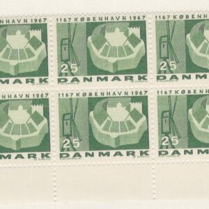 10-blok 25 øre dk-0454 L086