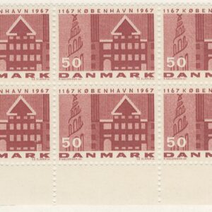 10-blok 50 øre dk-0456 L088