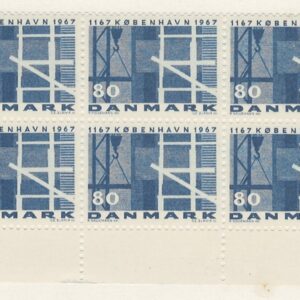10-blok 80 øre dk-0457 L087