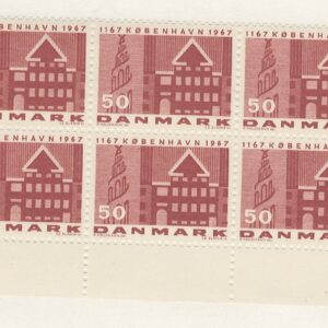 10-blok 50 øre dk-0456 L088