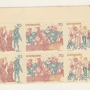 10-blok 70 øre dk-0552-0556 L252