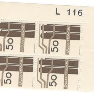 4-blok 50 øre dk-0474 L116