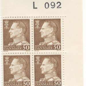 4-blok 50 øre dk-0460 L092