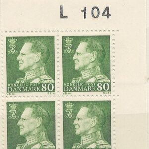 4-blok 80 øre dk-0462 L104
