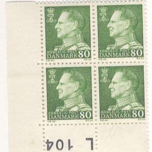 4-blok 80 øre dk-0462 L104