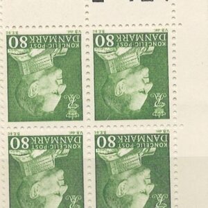 4-blok 80 øre dk-0462 L124