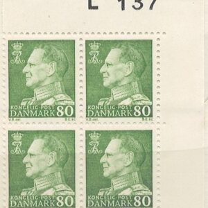 4-blok 80 øre dk-0462 L137