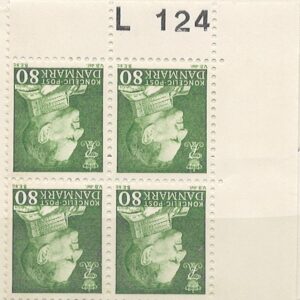 4-blok 80 øre dk-0462 L124