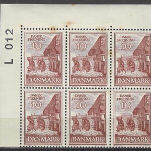 6-blok 10 øre dk-0407 L012