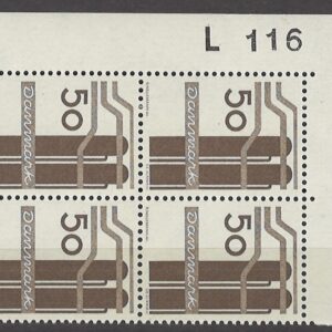 4-blok 50 øre dk-0474 L116
