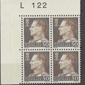 4-blok 50 øre dk-0460 L122