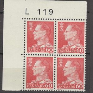 4-blok 60 øre dk-0461 L119