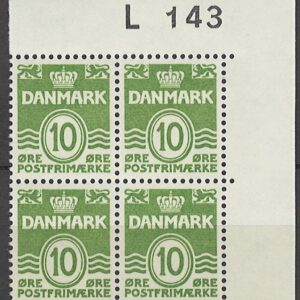 4-blok 10 øre dk-0318 L143