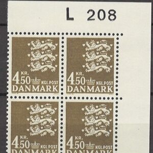 4-blok 4,50 kr dk-0530 L208
