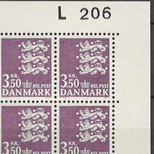 4-blok 3,50 kr dk-0529 L206