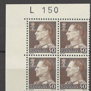 4-blok 50 øre dk-0460 L150