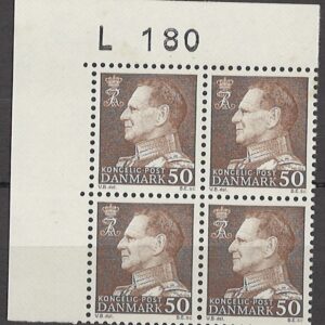 4-blok 50 øre dk-0460 L180