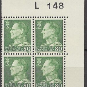 4-blok 80 øre dk-0462 L148
