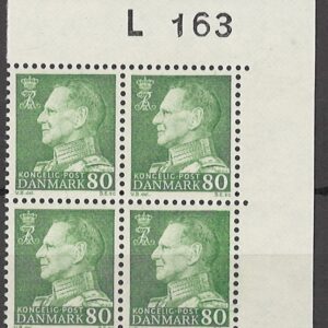 4-blok 80 øre dk-0462 L163