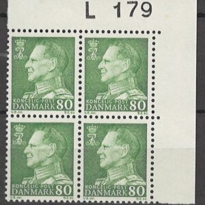 4-blok 80 øre dk-0462 L179