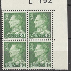 4-blok 80 øre dk-0462 L192