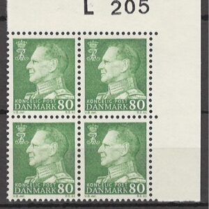 4-blok 80 øre dk-0462 L205