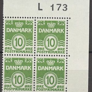 4-blok 10 øre dk-0318 L173