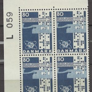 4-blok 80 øre dk-0434 L059