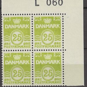 4-blok 25 øre dk-0430 L060