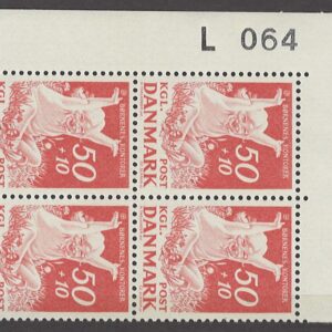 4-blok 50+10 øre dk-0439 L064
