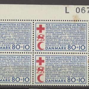4-blok 80+10 øre dk-0442 L067