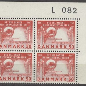 4-blok 50 øre dk-0452 L082