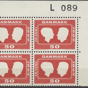 4-blok 50 øre dk-0458 L089