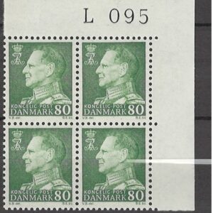 4-blok 80 øre dk-0462 L095