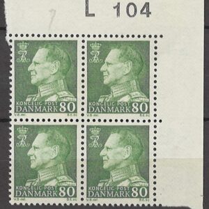 4-blok 80 øre dk-0462 L104