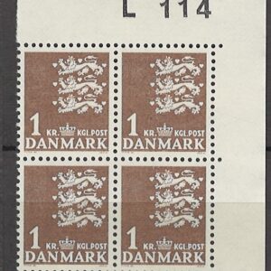 4-blok 1 kr dk-0293 L114