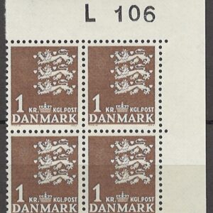 4-blok 1 kr dk-0293 L106