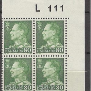 4-blok 80 øre dk-0462 L111