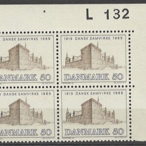 4-blok 50 øre dk-0483 L132